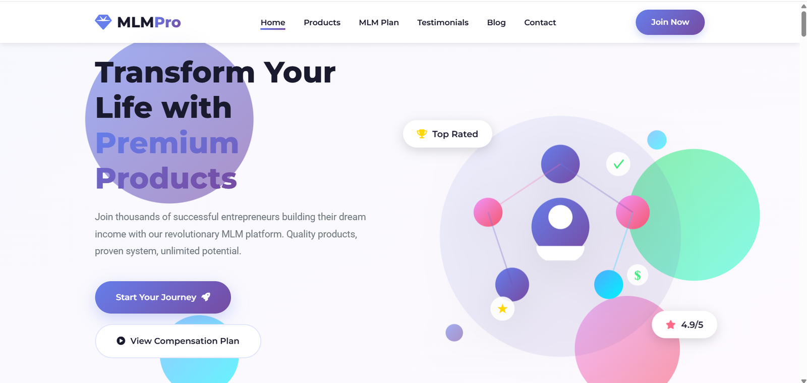 MLM Ecommerce Pro - MLM Template Design for Ecommerce MLM